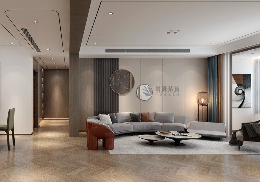 丹軒梓園四居室179平米現代簡約風格門廳