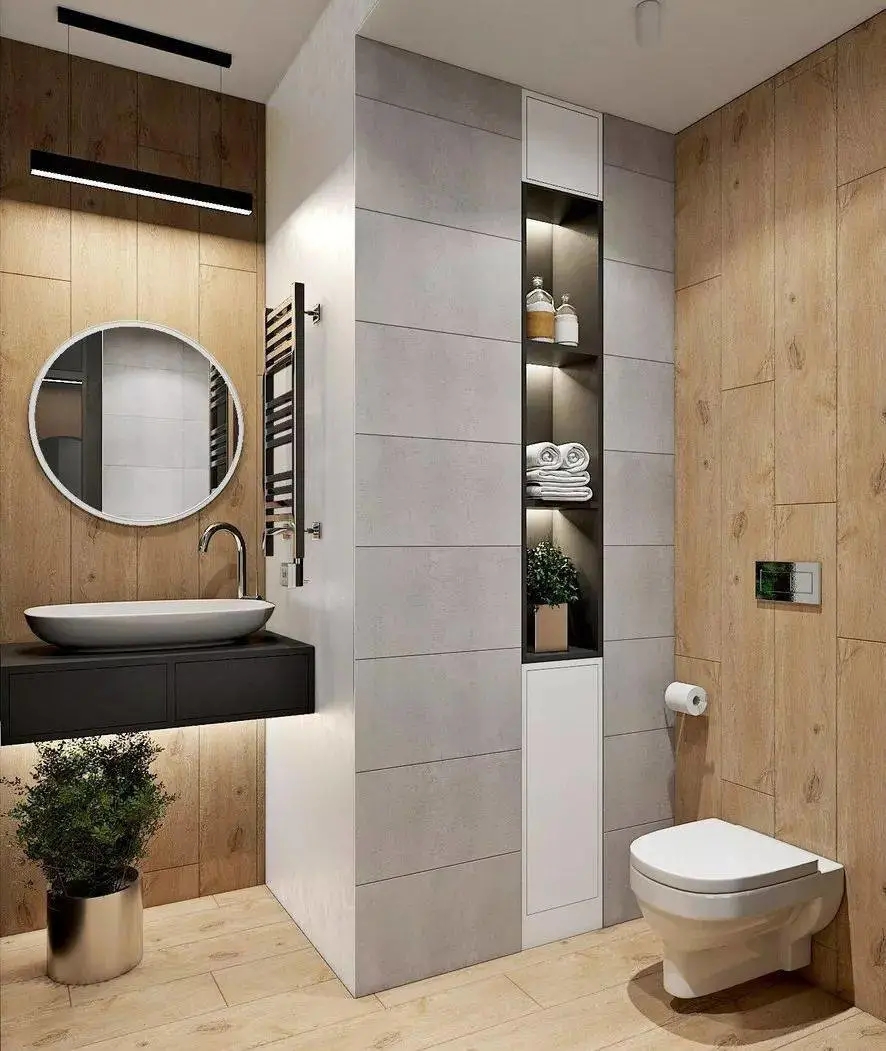 衛生間小(xiǎo)空間不好利用(yòng)，不妨試試美觀大氣的壁龛8